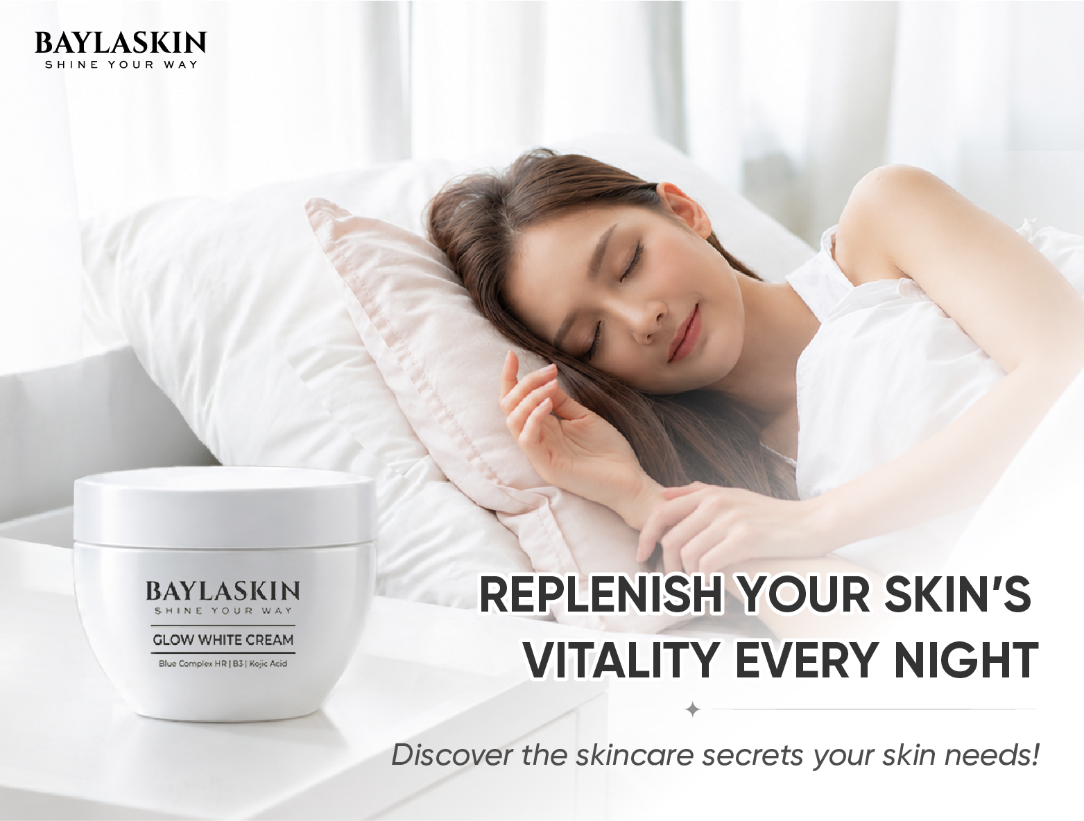 The Skin Never Sleeps – Why Your Night Cream Is The Key To Radiant Skin