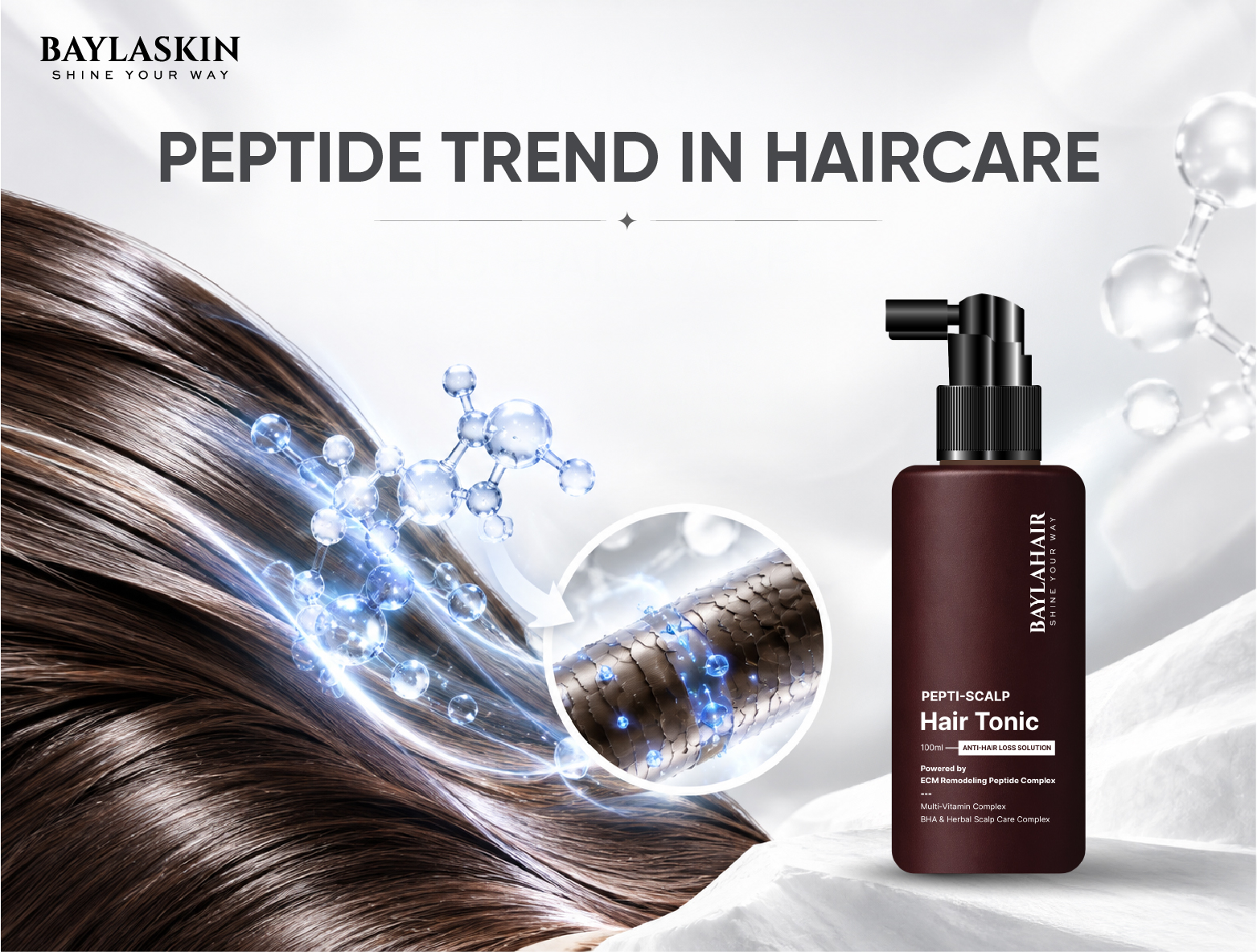 The Trend - Peptides in Hair Care: A Breakthrough for Strong Hair from the Roots